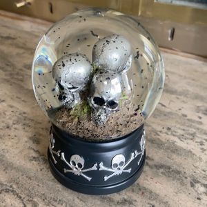 Halloween Music Box Snow Globe